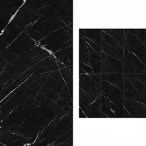 Carrelage en céramique de marbre noir poli Centurymosaic, aspect Nero Marquina, en promotion - Product Image 6