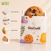 Sacs en papier personnalisés GLY PACK, résistants à la graisse, pour biscuits et snacks, qualité alimentaire, pour emporter, pour pâtisseries, emballage à emporter