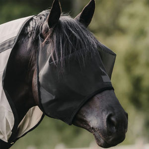 Máscara Antimoscas para Caballos, Cómoda, con Protección para Orejas y Nariz, Material de Malla de Primera Calidad, Diseño Ajustable, Venta al Por Mayor - Product Image 1