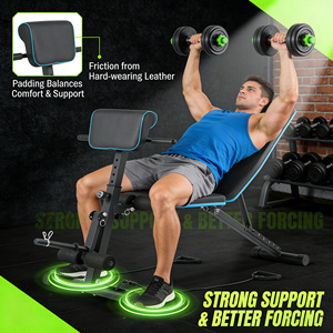 Banc d'exercices inclinable et réglable pour abdominaux et développement des jambes, capacité de charge 120 kg, vente en gros - Product Image 3