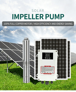 <span class=keywords><strong>Pompe</strong></span> <span class=keywords><strong>à</strong></span> eau solaire submersible en acier inoxydable pour puits profonds, irrigation agricole avec contrôleur MPPT - Product Image 3
