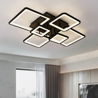 Luminaires pour la maison Plafond Télécommande Design Intérieur Décoratif Moderne Luminaires Acrylique Lustre LED Plafonniers