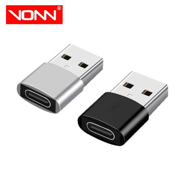 Wholesale Bulk Mini USB C Female to USB Male Adapter USB-C to USB a 2.0 OTG Converter for Phone Charger Cable Car Laptop PC