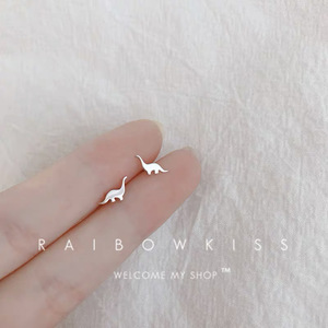 925 boucles d'oreilles en argent pour femmes 2025 nouveau à la mode été Simple petit Internet célébrité conception Ins Style boucles d'oreilles - Product Image 4