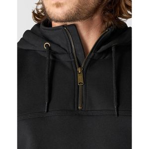 เสื้อฮู้ดดี้และเสื้อสเวตเชิ้ตแบบมีซิป ¼ สำหรับผู้ชาย รุ่นกันฝน ทรงหลวม ผ้าหนา - Product Image 3