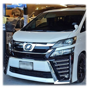 สำหรับ <span class=keywords><strong>Toyota</strong></span> <span class=keywords><strong>Vellfire</strong></span> รุ่น 20 ปี 2008-2014: กันชนหน้าทรง 35 แบบตรงรุ่น (ไม่ต้องเปลี่ยนไฟหน้า, ไม่รวมลิ้นกันชน) - Product Image 5