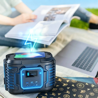 Station d'alimentation portable 300W 72000mAh à charge rapide, générateur solaire à onde sinusoïdale pure MPPT avec lampe de poche et compatibilité automobile