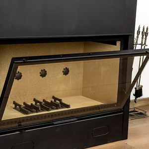 Chimenea de <span class=keywords><strong>leña</strong></span> para exteriores de pellets de interior moderna Inserto de estufa independiente de <span class=keywords><strong>hierro</strong></span> <span class=keywords><strong>fundido</strong></span> con Vista de vidrio Calefacción de <span class=keywords><strong>leña</strong></span> fácil - Product Image 3