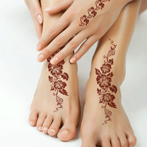 Adesivi personalizzati Henna tatuaggio stencil Mehndi impermeabili marrone nero tatuaggi Body <span class=keywords><strong>Art</strong></span> e festival - Product Image 5