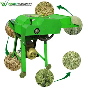 Weiwei Huishoudelijke Machine Landbouw Commerciële Benzine Elektrische Diesel Shredder En Grinder Kafsnijder