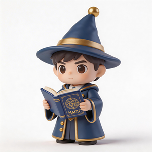 Figurine décorative en résine PVC personnalisée : Apprenti de l'Académie Magique - Product Image 5