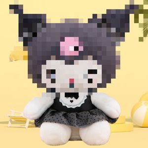 Muñeca de Peluche Kuromi Kitty con Falda Negra, Venta al por Mayor, Regalos Decorativos Lindos, Personaje de Anime de Dibujos Animados, Juguetes de Peluche para Niñas - Product Image 4