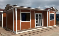 Maison de conteneur extensible de luxe de 20 pieds, maison préfabriquée modulaire portable, conception de cabine pliable, mini-maison modulaire