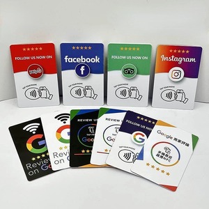 Google đánh giá thẻ tap tapfive tap để đánh giá tức thì tất cả các điện thoại tương thích có thể tái sử dụng thông minh NFC & QR tăng đánh giá kinh doanh - Product Image 2