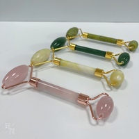 كوارتز وردي طبيعي Gua Sha Amethyst أخضر أفتيرينيان اليشم Gua Sha لوح كشط الوجه مدلك وجه Gua Sha أحجار