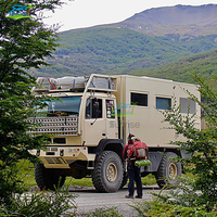 Remorque de camping-car de voyage en édition limitée avec Double cuisinière à Induction, remorque de camping de caravanes tout-terrain de cuisine intérieure raffinée