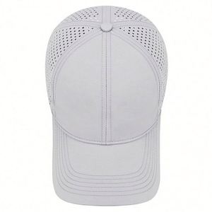 Oem Manufacturer Logo Men 6 Panel Laser Cut Hole Waterproof <b>Baseball</b> <b>Cap</b> Dad Gorras Outdoor Quick Dry <b>Baseball</b> <b>Cap</b> - Product Image 4
