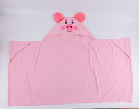 Serviette de surf en microfibre ultra douce et écologique, motif de dessin animé, vêtements de plage pour enfants, absorbant l'eau, séchage rapide, cape à capuche