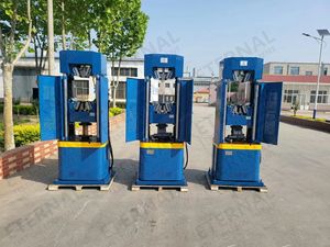 معدات اختبار قوة ضمان لمدة سنة واحدة عالية الجودة BTU محوسبة 600KN اختبار الشد البلاستيكية - Product Image 3