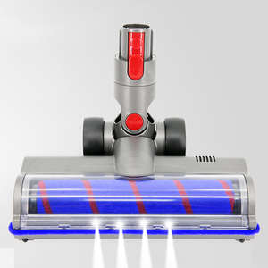 Tête d'aspirateur <span class=keywords><strong>Motorhead</strong></span> avec LED compatible avec Dysons V7 V8 <span class=keywords><strong>V10</strong></span> V11 pour les tapis à poils bas et les sols durs <span class=keywords><strong>Brosse</strong></span> motorisée - Product Image 2