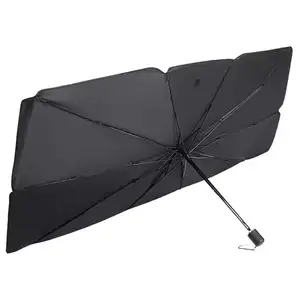 مظلة من أمازون أتوماتيكية مظلة أوتوماتيكية مع ظل معدني قابل للطي مع أعلام للحماية من أشعة الشمس طوال الموسم
