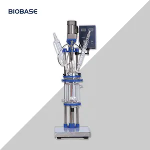 Biobase Cn Jacketed Glas Reactor JGR-1L Voor Synthetische Reactie Van Verschillende Soorten Materialen Glas Reactor Voor Prijs