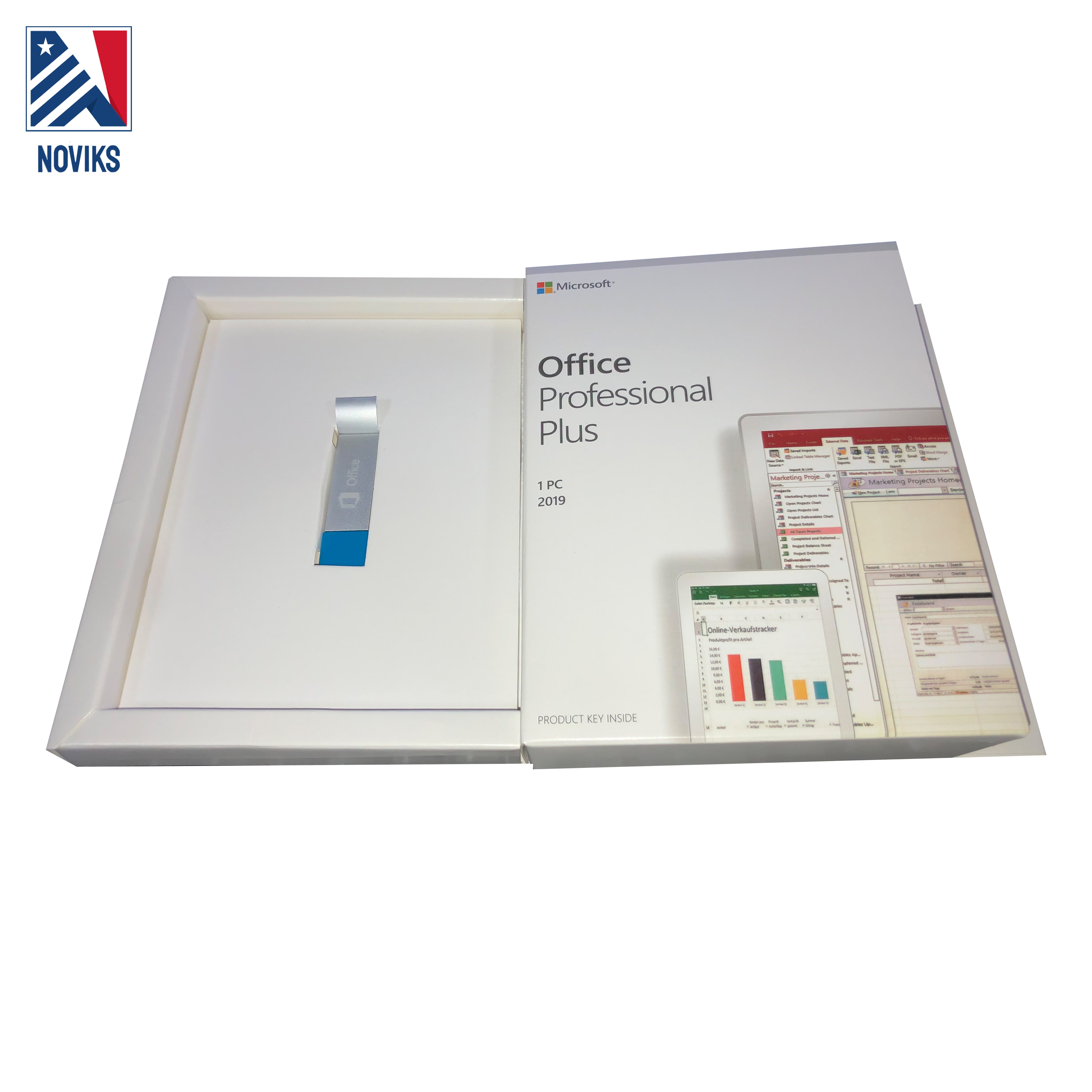 Microsoft Office 2019 Professional Plus Office 2019 Pro Plus USB Full Package 12 Months Guaranteed