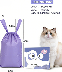 Extra Thick & Strong Pink Dog Poop Bags, Leak-Proof Pet Waste Bags for Walking, Travel & All Sized Pets - Product Image 5