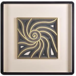 कारखाने थोक क्रम लकड़ी की दीवार कला, 3 डी लेज़र कट डेकोर, हस्तनिर्मित ज्यामितीय लकड़ी कलाकृति के लिए हस्तनिर्मित ज्यामितीय लकड़ी कलाकृति - Product Image 3