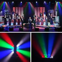 Mini projecteur de scène Spider Beam, lumière mobile DMX512, lumière disco 8*3W RGB LED ABS, pour DJ mobile, concerts, Noël, anniversaires