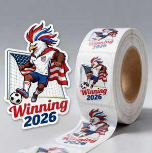 Adesivi in Vinile Personalizzati per la Coppa del Mondo di <span class=keywords><strong>Calcio</strong></span> 2026 USA Canada Messico Graffiti Trofeo di <span class=keywords><strong>Calcio</strong></span> Decorativo Impermeabile - Product Image 1