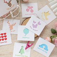 Cartes de vœux pliables en papier à découpes ajourées, motifs variés, avec estampage doré et doublure colorée, pour anniversaires, fêtes et petits cadeaux
