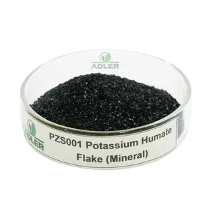 Mineral Potassium Humate Flake Potassium Fertilizer Water Solubility Foliar Fertilizer For Fruit Trees