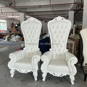 최신 디자인 럭셔리 파티 가구 골드 웨딩 로얄 킹 왕좌 의자 퀸 소파 웨딩 - Product Image 5