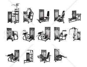 Macchina per Fitness Serie SM PR, Attrezzo per Estensione Tricipiti da Seduti, Regolabile per Palestra - Product Image 3