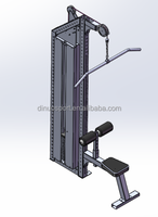 Suministro de Fábrica: Máquina Smith Modular Integrada de Combinación Libre, Rack Expandible de Acero Grueso 75*75, Equipo de Gimnasio
