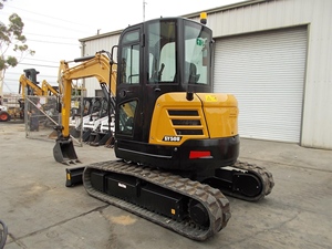 Produits les plus vendus : Mini-excavatrice sur chenilles compacte Sy50u pour projets utilitaires et municipaux - Product Image 5