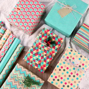 Geometric Patterns Art Paper Gift Wrapping Paper Gift Packaging Wrapping Paper