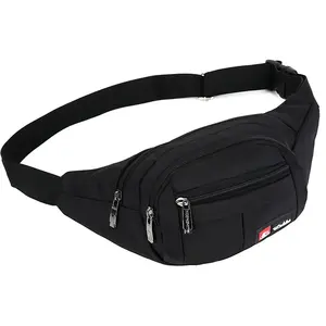 Muestra Gratuita de Riñonera Deportiva de Lona con Estampado de Leopardo, Aislada, Impermeable, Personalizada - Product Image 4