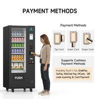 Máquina Expendedora Refrigerada de Snacks de Última Generación con Pantalla Táctil de 8 Pulgadas, Sistema de Pago Opcional, Gestión Basada en la Nube y Función SDK