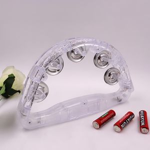 Pandereta LED Luminosa, Instrumento Musical de Percusión con Campanas Intermitentes, Regalo de Cumpleaños - Product Image 5