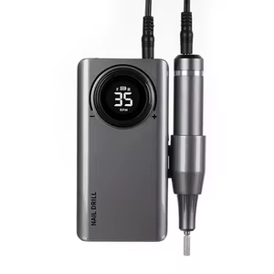 Kit de perceuse à ongles silencieuse en acier inoxydable sans balais de taille micron Move Atkupa <span class=keywords><strong>Melodysusie</strong></span> Kiara Sky 24W avec écran LCD numérique - Product Image 5