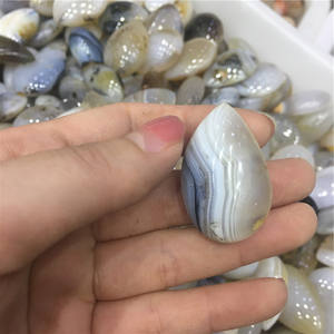 Liontin diy batu akik tanaman bentuk alami liontin tetesan batu akik untuk hadiah - Product Image 2