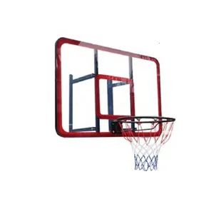 Tablero trasero de aro de baloncesto montado en la pared ajustable para adultos para jugar al baloncesto