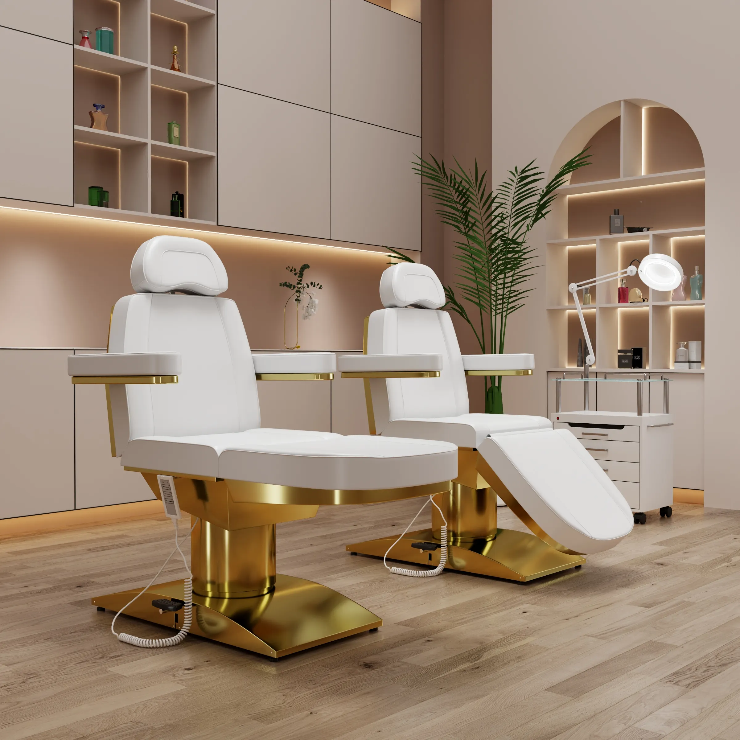 DM New update Salon modern Lash spa Facial chair electric massage Beauty Bed