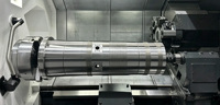 Centre de tournage CNC à lit incliné haute rigidité BR85DY avec axe Y et tourelle motorisée BMT65 pour l'usinage de précision d'arbres et de disques