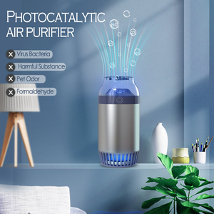 Purificador de Aire Portátil Inteligente de Alta Eficiencia, Compacto, Recargable, con Filtro de Aire UV TiO2 Fotocatalítico para Automóvil y Refrigerador - Product Image 2