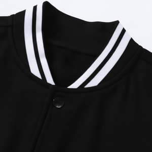 Chaqueta Universitaria para Hombre, Bordada, con Mangas de Cuero, Chaqueta Universitaria Personalizada con Letras de Béisbol - Product Image 1