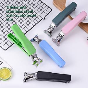 Mehrfarbige Antihaft-<span class=keywords><strong>Mini</strong></span>-Zange aus Edelstahl mit Kunststoffgriff, Spülmaschinenfest, Küchenutensil für Teller und Schüsseln - Product Image 2