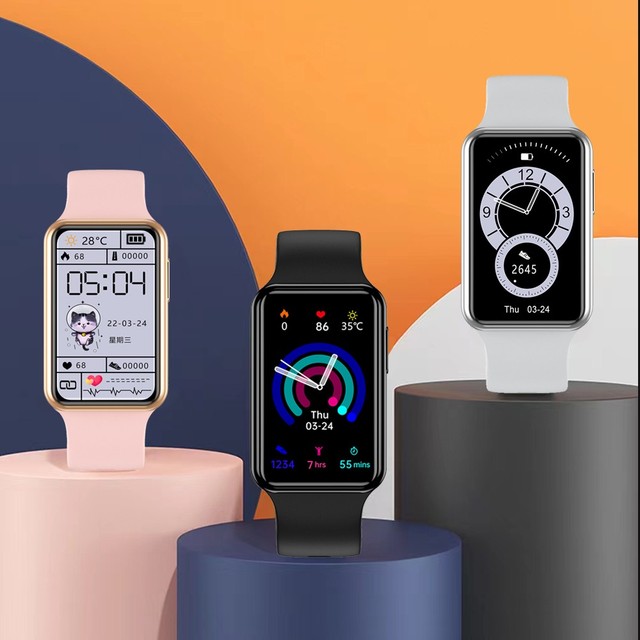 C6 Smart Bracelets Men Women Fitness Tracker Watch Music Control, Wallpaper Switching, Exercise Step Counting, Sleep Recording